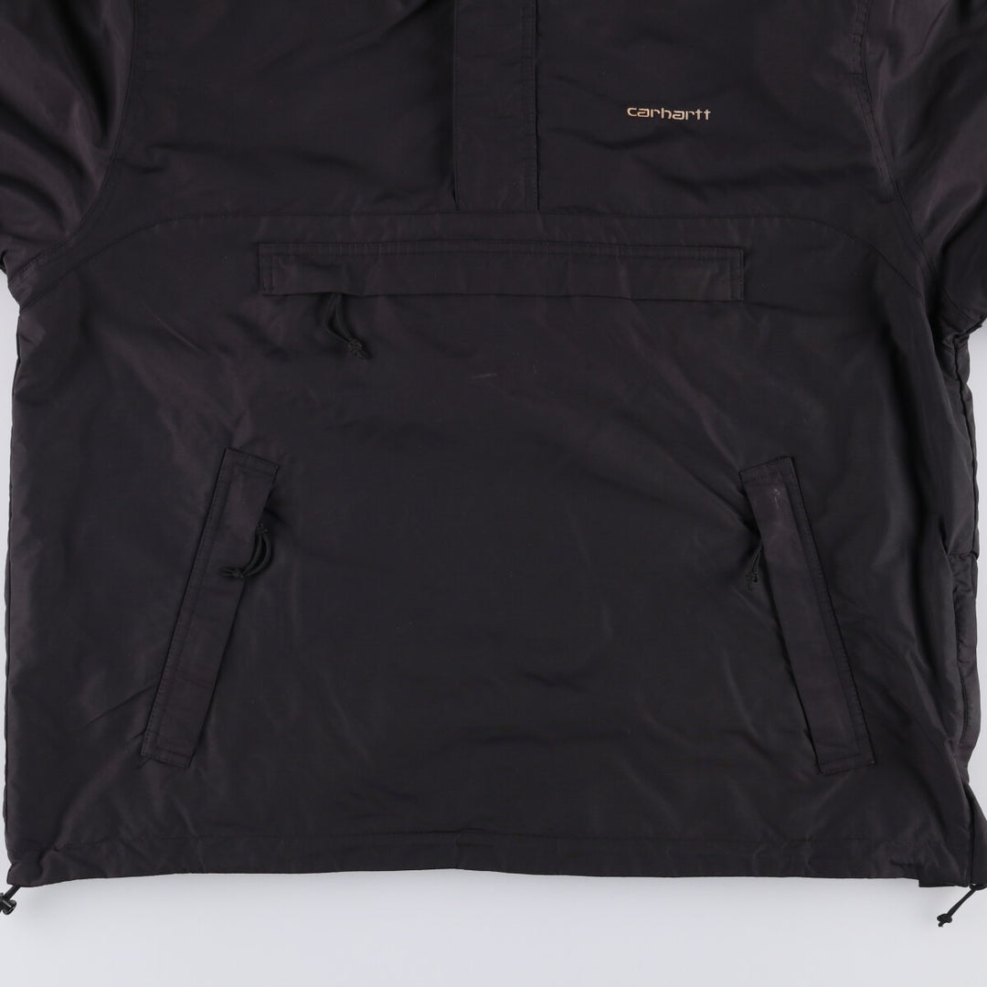 Carhartt Anorak Parka Men's XL Size Nylon black type Vintage Second Hand