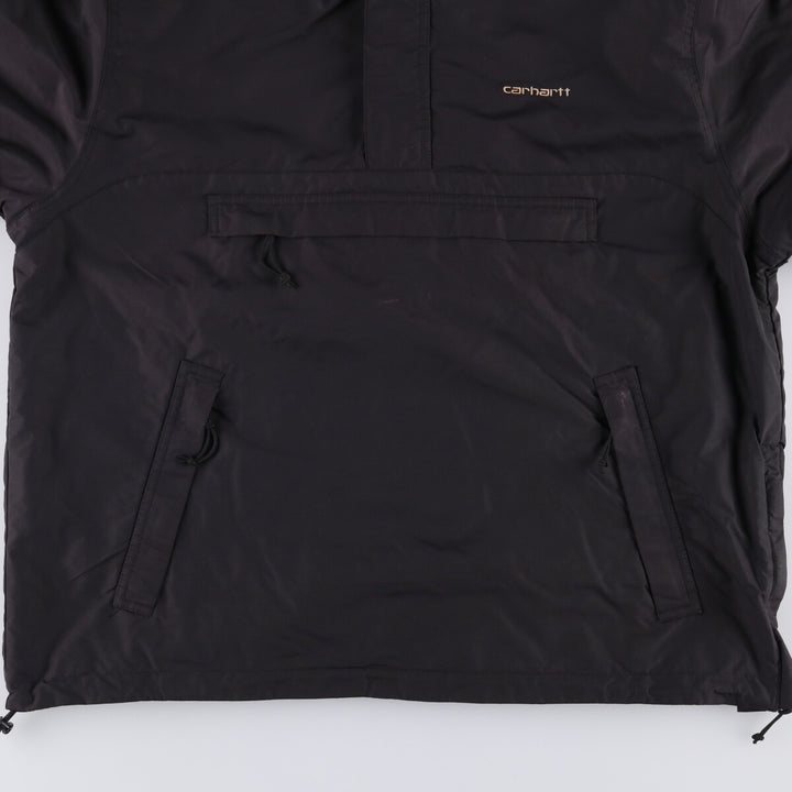 Carhartt Anorak Parka Men's XL Size Nylon black type Vintage Second Hand