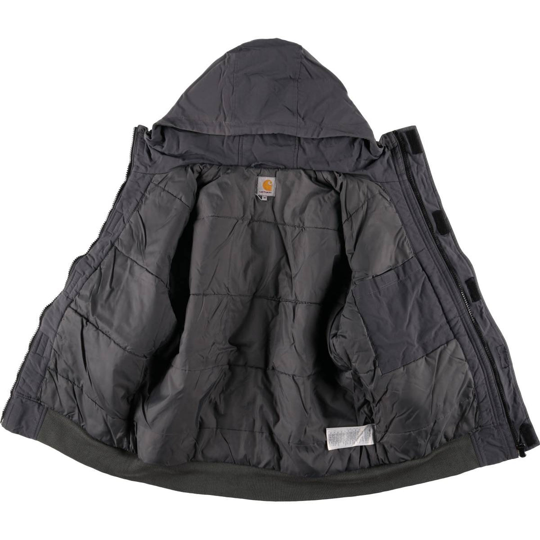 Carhartt KODIAK BLOUSON padded parka/puffer jacket, men's size M Nylon gray type Vintage Second Hand