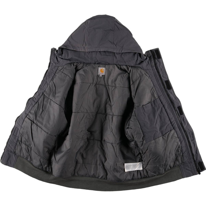 Carhartt KODIAK BLOUSON padded parka/puffer jacket, men's size M Nylon gray type Vintage Second Hand