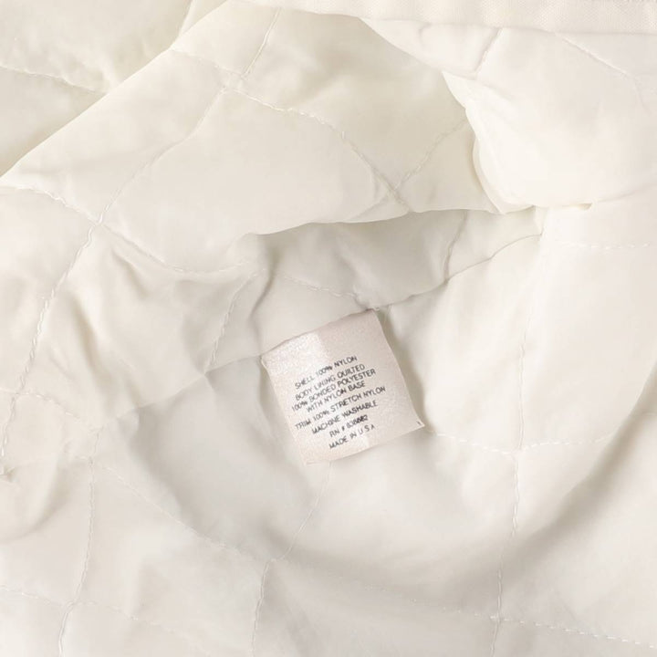 Vintage 80s-90'S Leader Sportswear Padded Nylon Stadium Jacket, Award Winning, Made in USA, Men's Size L Nylon white type Vintage Second Hand