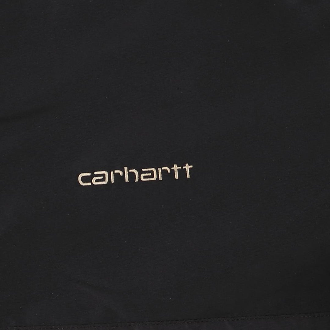 Carhartt Anorak Parka, Men's Size L Nylon black type Vintage Second Hand