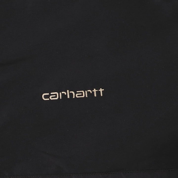 Carhartt Anorak Parka, Men's Size L Nylon black type Vintage Second Hand