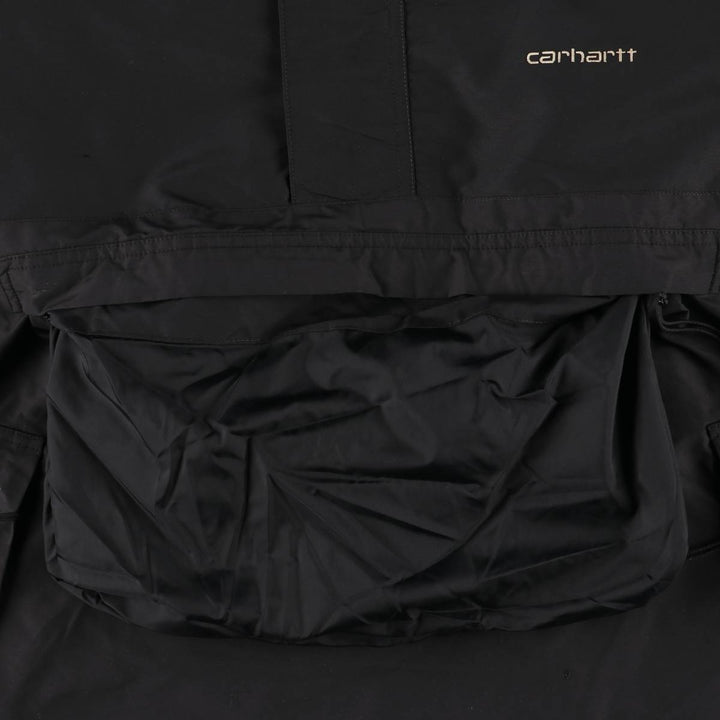 Carhartt Anorak Parka, Men's Size L Nylon black type Vintage Second Hand