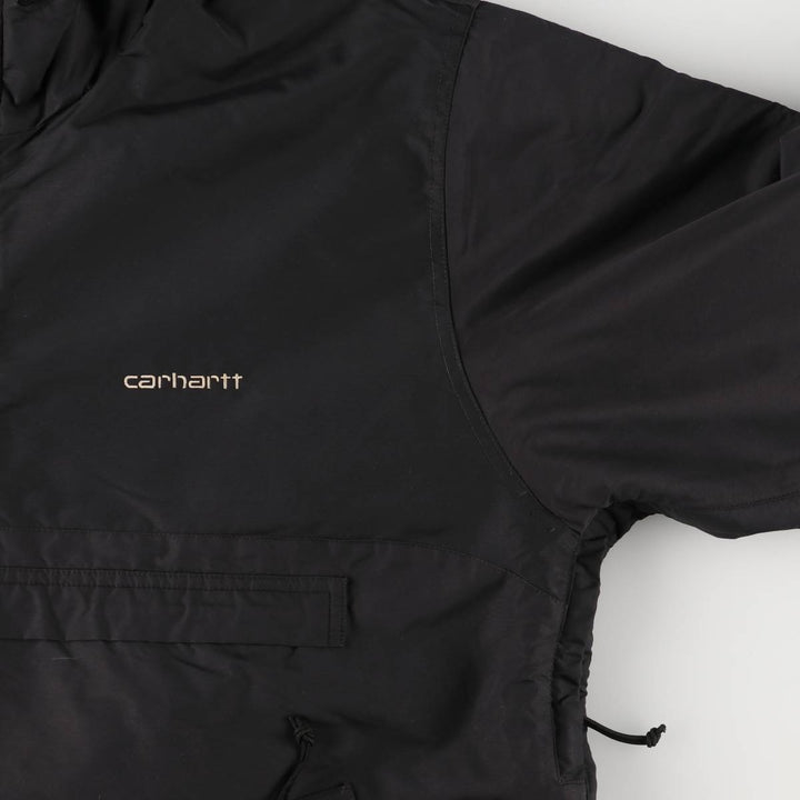 Carhartt Anorak Parka, Men's Size L Nylon black type Vintage Second Hand