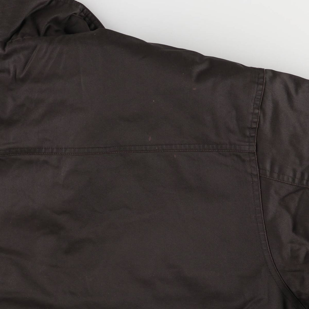 90'S GAP Vintage Padded Puffer Jacket, Men's XL cotton brown type Vintage Second Hand