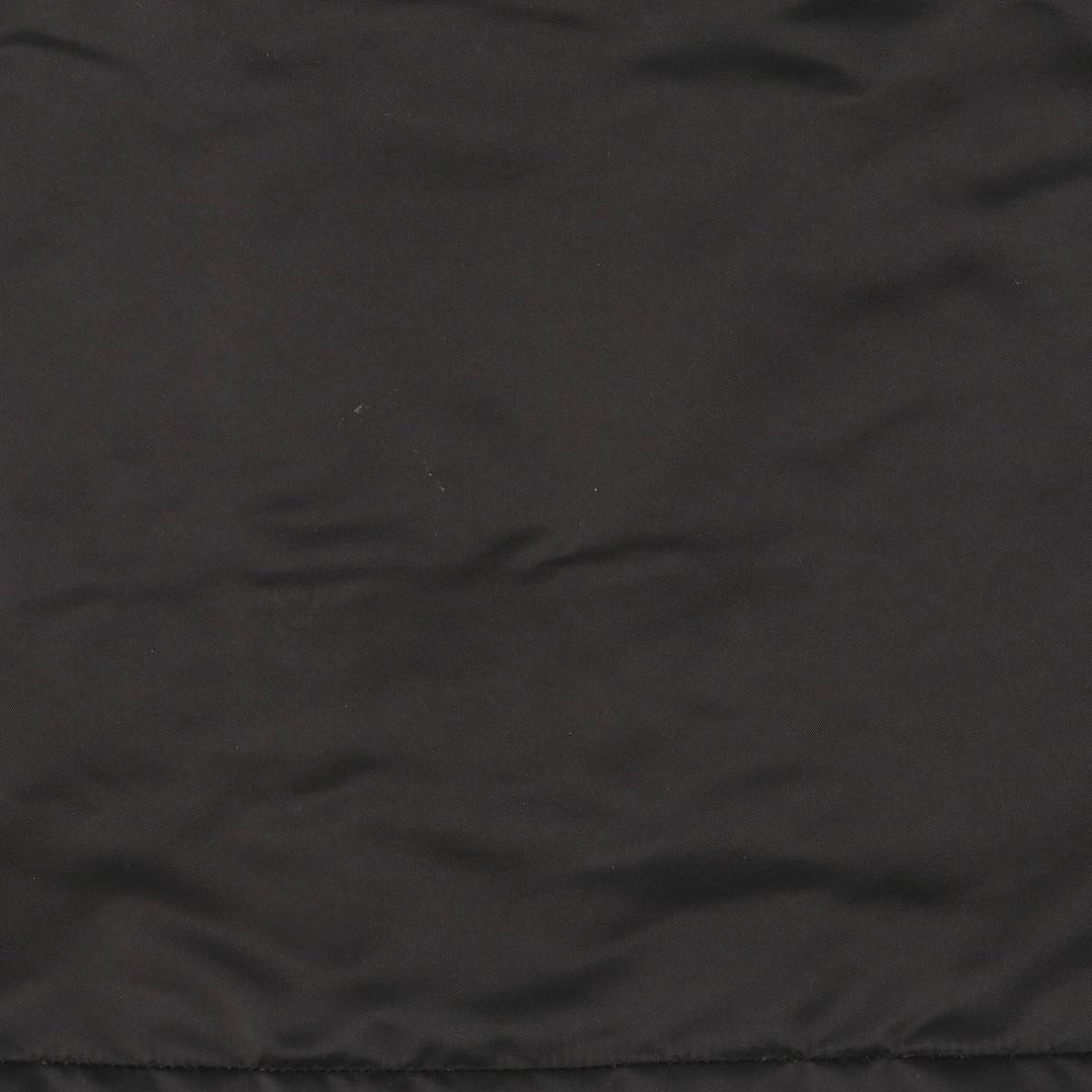 Alberta Sportswear Men's Vintage Padded Puffer Jacket, Coach Jacket, Size XL Nylon black type Vintage Second Hand