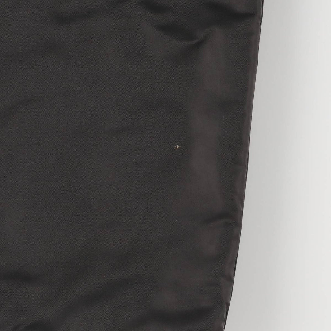 Alberta Sportswear Men's Vintage Padded Puffer Jacket, Coach Jacket, Size XL Nylon black type Vintage Second Hand