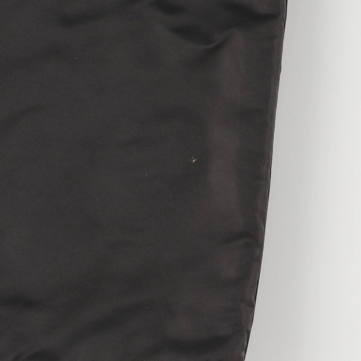 Alberta Sportswear Men's Vintage Padded Puffer Jacket, Coach Jacket, Size XL Nylon black type Vintage Second Hand