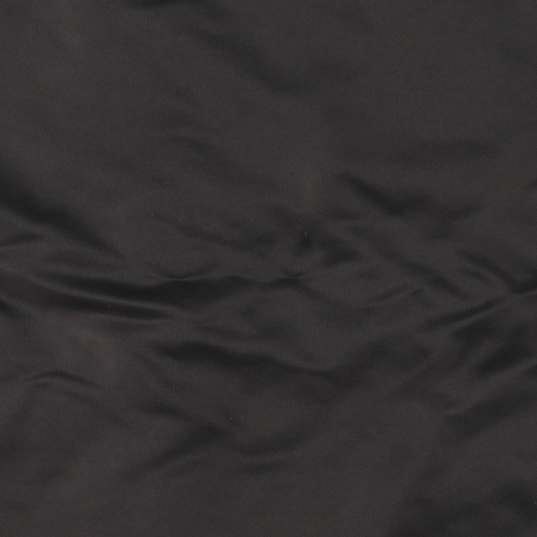 Alberta Sportswear Men's Vintage Padded Puffer Jacket, Coach Jacket, Size XL Nylon black type Vintage Second Hand