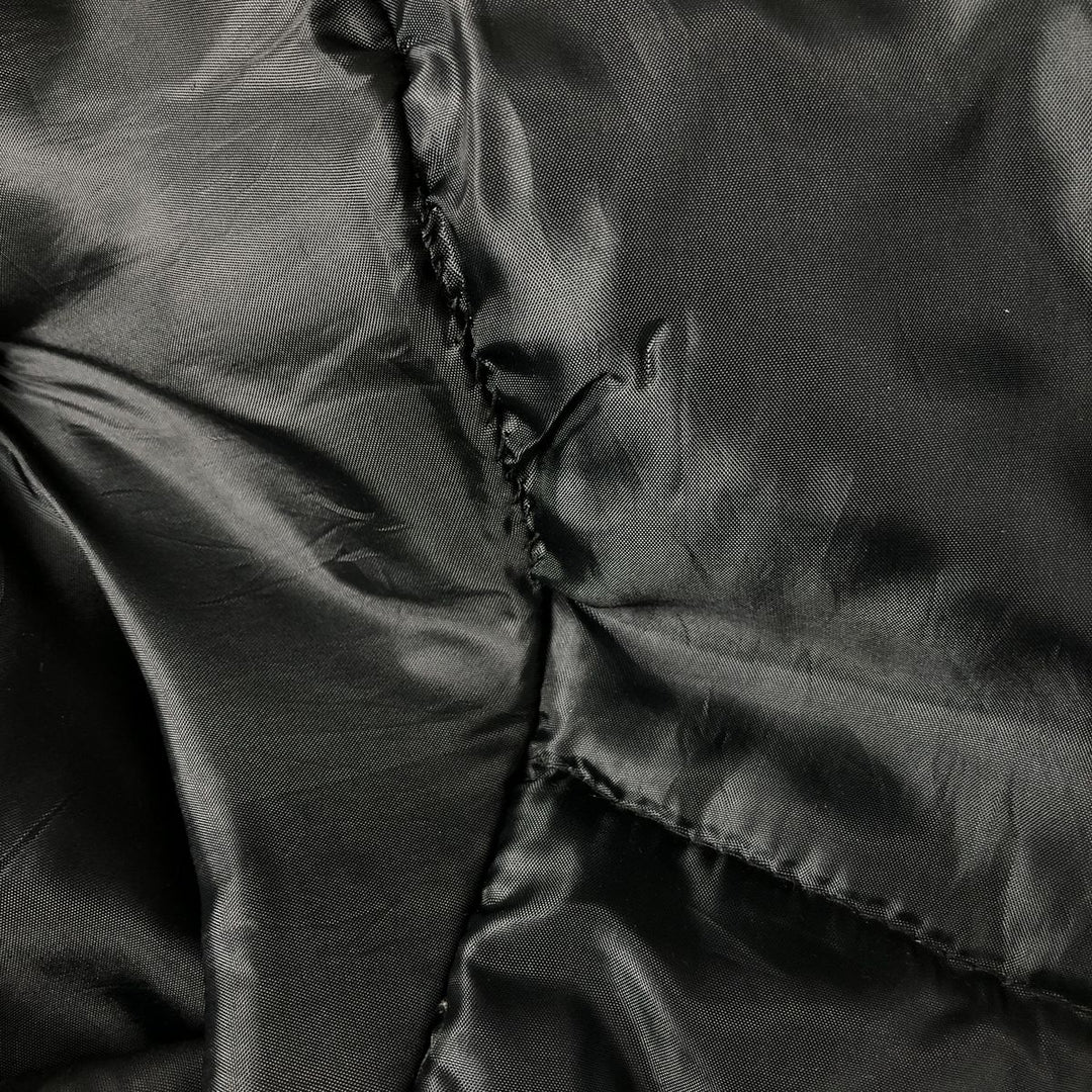 Civilian Avirex military flight jacket with patch, men's size XL polyester black type Vintage Second Hand