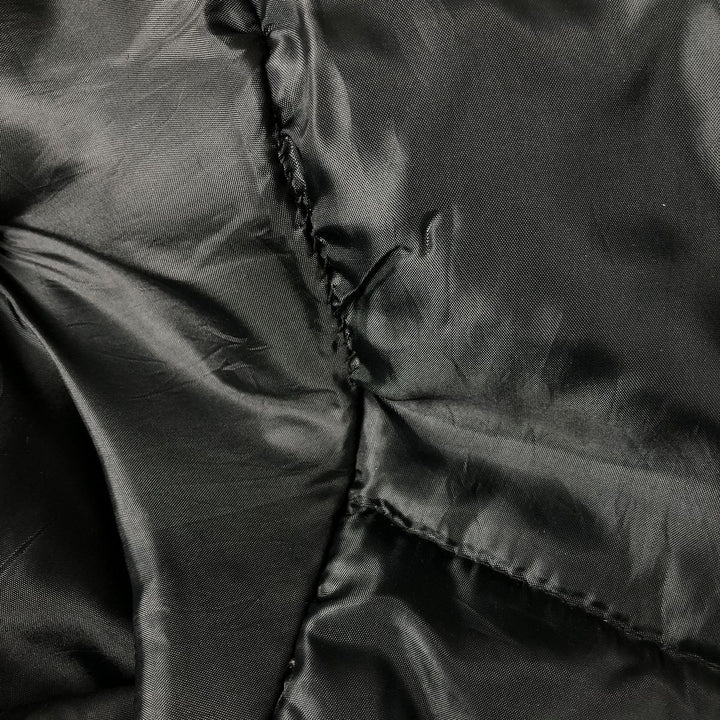 Civilian Avirex military flight jacket with patch, men's size XL polyester black type Vintage Second Hand