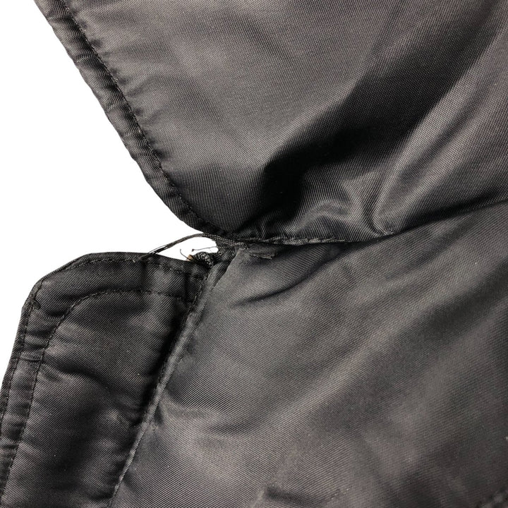 Civilian Avirex military flight jacket with patch, men's size XL polyester black type Vintage Second Hand