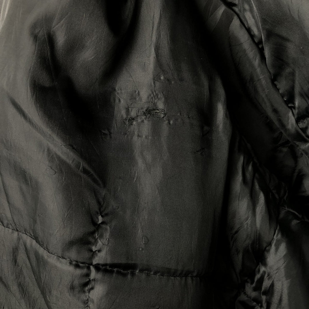 Civilian Avirex military flight jacket with patch, men's size XL polyester black type Vintage Second Hand