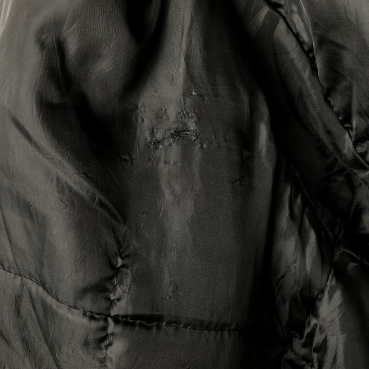 Civilian Avirex military flight jacket with patch, men's size XL polyester black type Vintage Second Hand