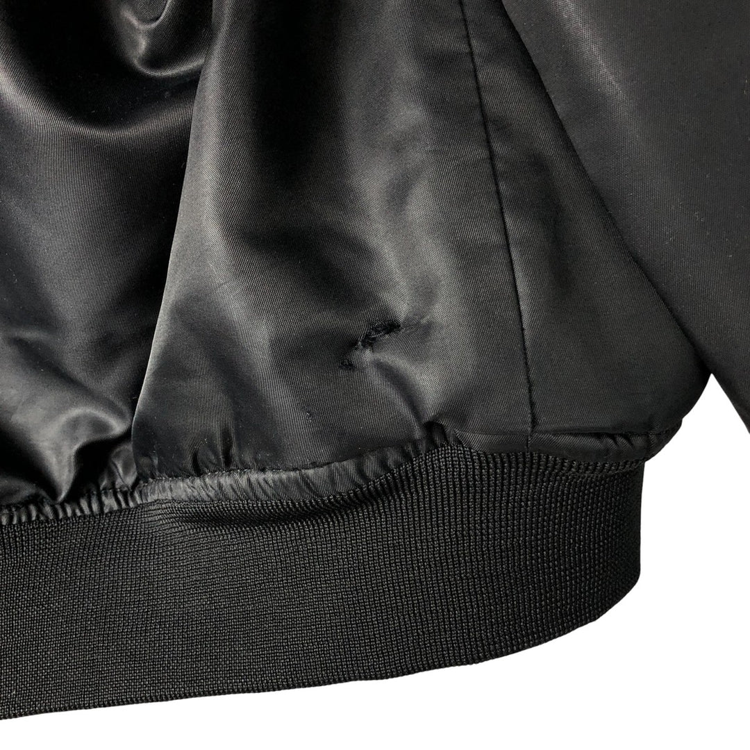 Civilian Avirex military flight jacket with patch, men's size XL polyester black type Vintage Second Hand