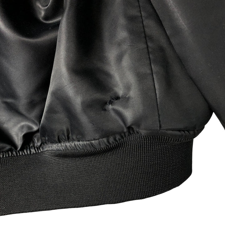 Civilian Avirex military flight jacket with patch, men's size XL polyester black type Vintage Second Hand