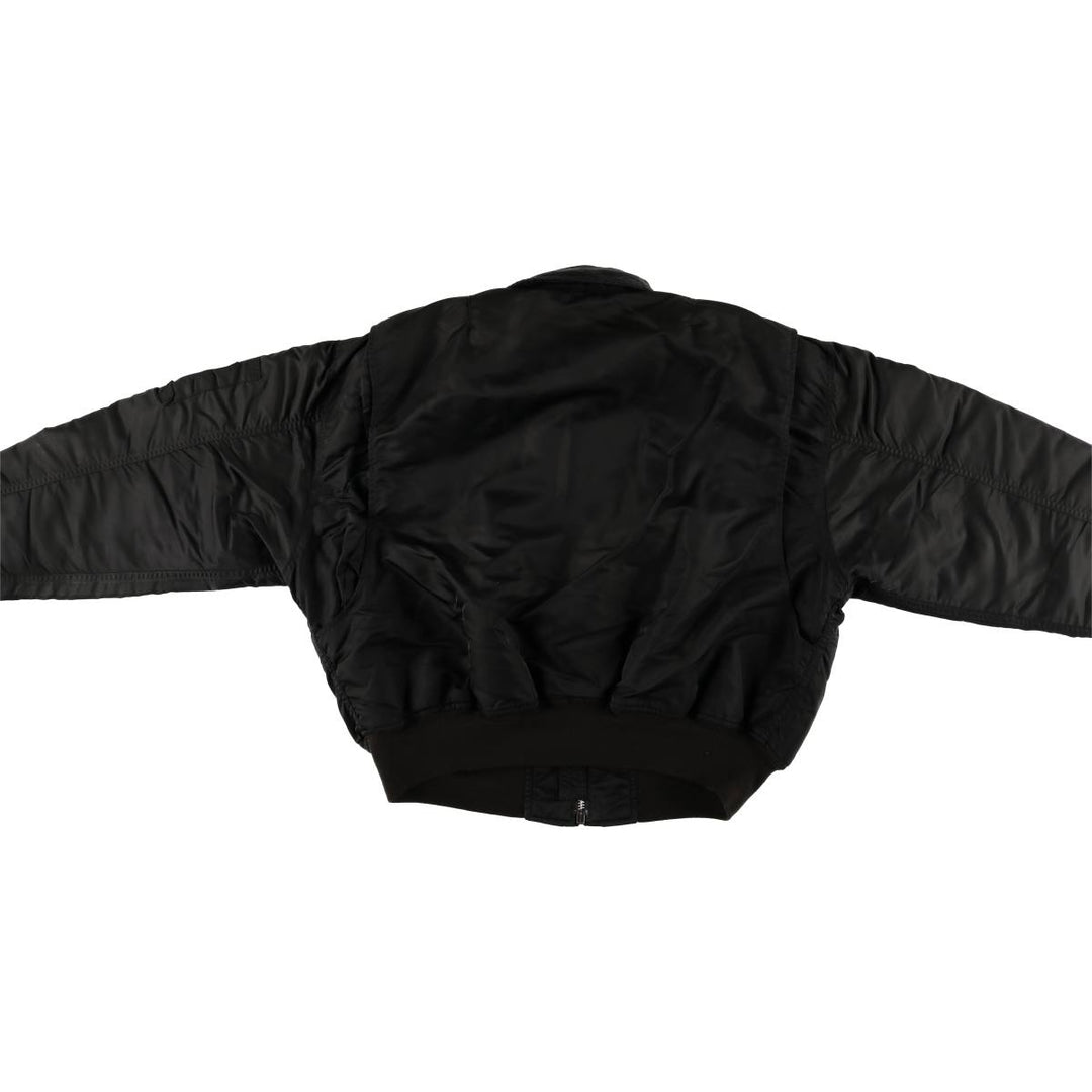 Civilian Schott CWU-R padded military flight jacket, men's size XL unclear black type Vintage Second Hand