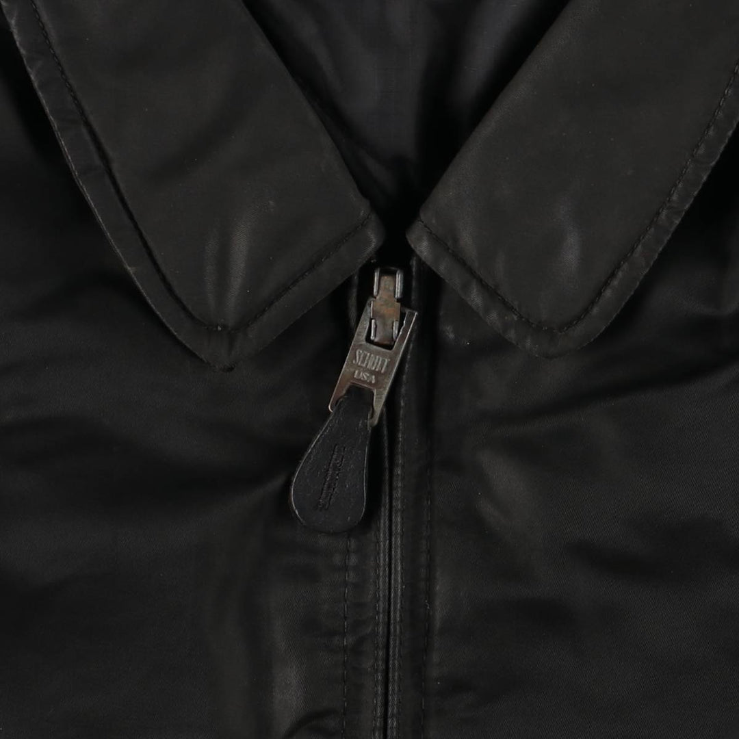 Civilian Schott CWU-R padded military flight jacket, men's size XL unclear black type Vintage Second Hand