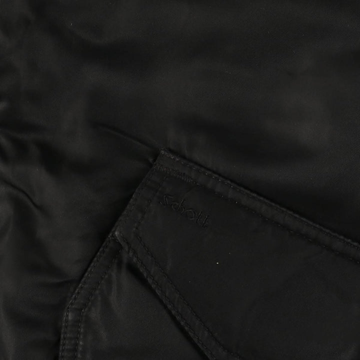 Civilian Schott CWU-R padded military flight jacket, men's size XL unclear black type Vintage Second Hand