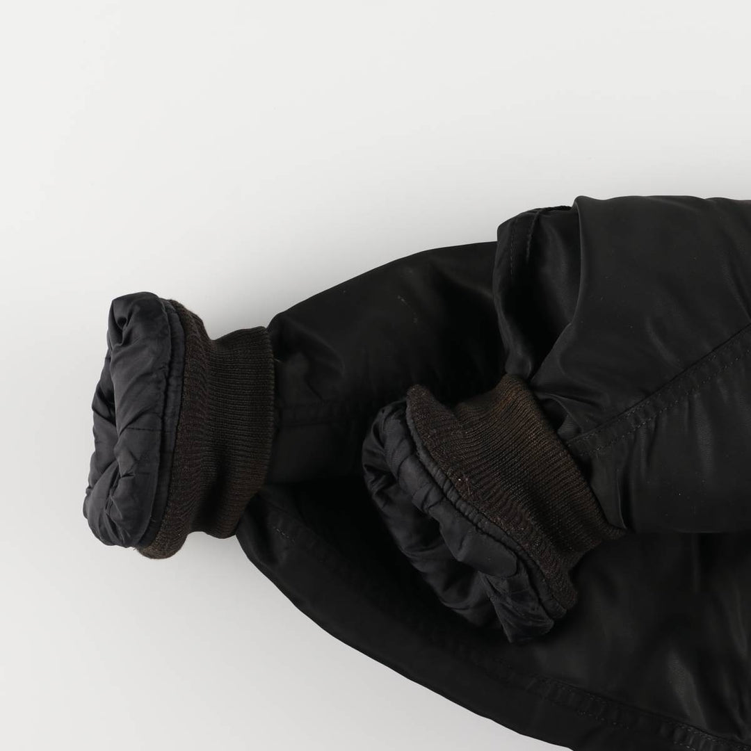 Civilian Schott CWU-R padded military flight jacket, men's size XL unclear black type Vintage Second Hand