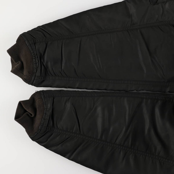 Civilian Schott CWU-R padded military flight jacket, men's size XL unclear black type Vintage Second Hand