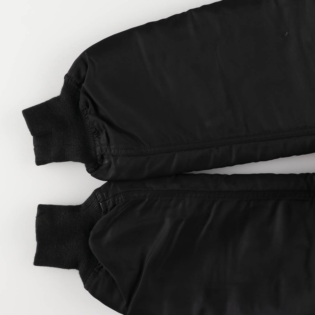 2000'S Civilian Alpha 50th Anniversary Military Flight Jacket with Back Stencil, Men's Size L Nylon black type Vintage Second Hand