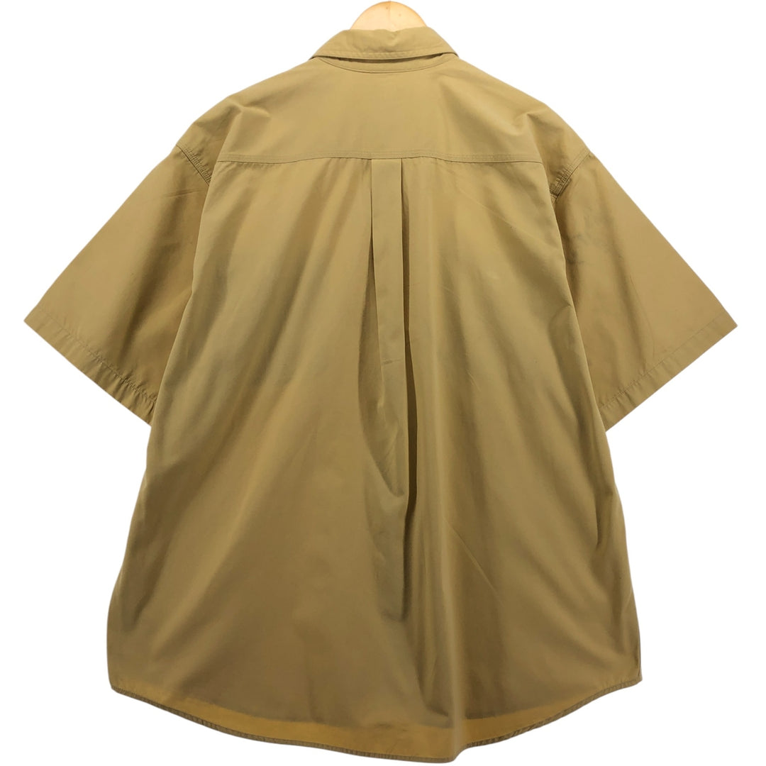 Carhartt short sleeve work shirt, men's XL size cotton yellow type Vintage Second Hand