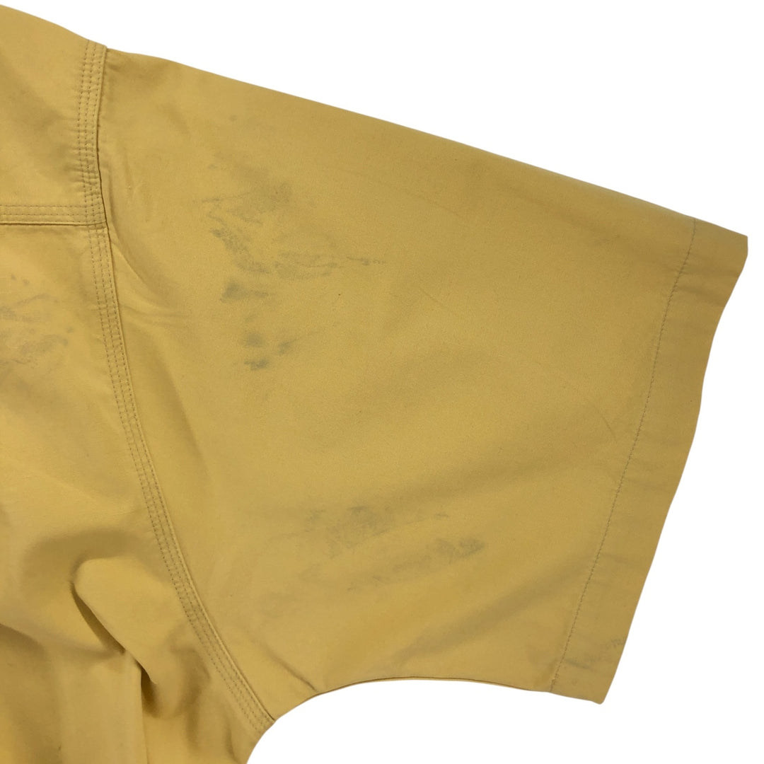 Carhartt short sleeve work shirt, men's XL size cotton yellow type Vintage Second Hand