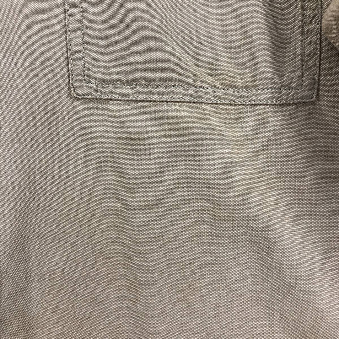 Carhartt short-sleeved button-down work shirt, men's size XL cotton Beige type Vintage Second Hand