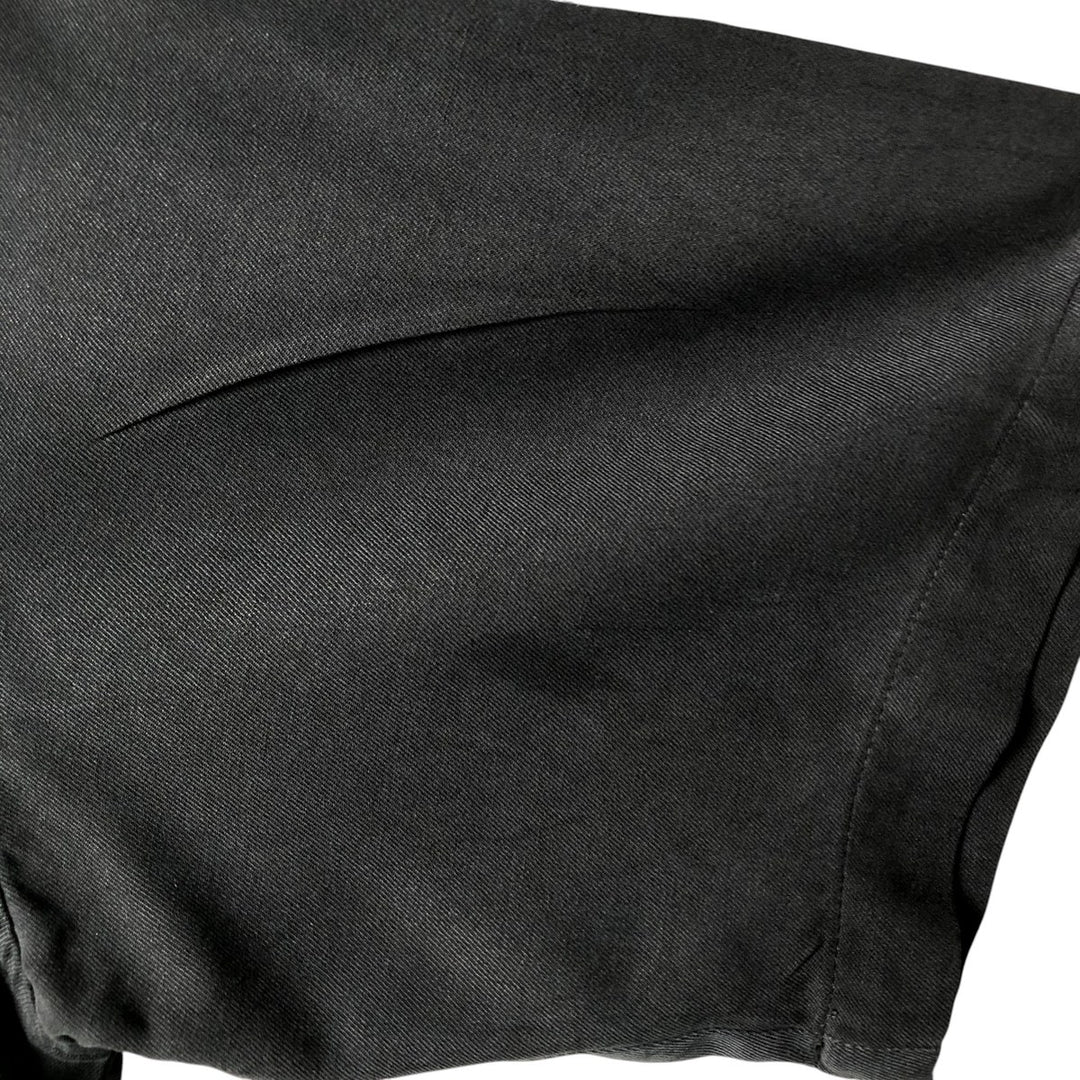 ISLAND REPUBLIC Short Sleeve Open Collar Silk Box Shirt, Men's Size L silk black type Vintage Second Hand