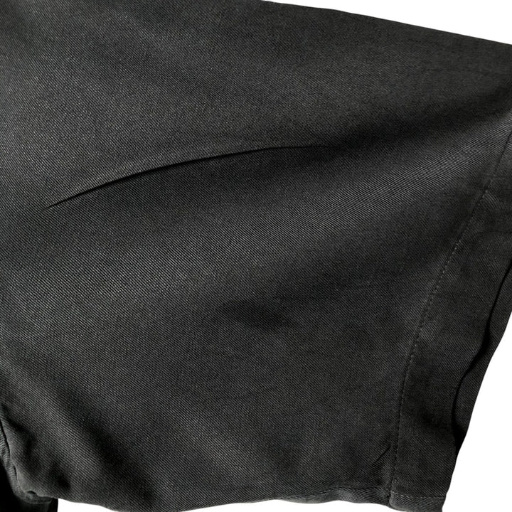 ISLAND REPUBLIC Short Sleeve Open Collar Silk Box Shirt, Men's Size L silk black type Vintage Second Hand
