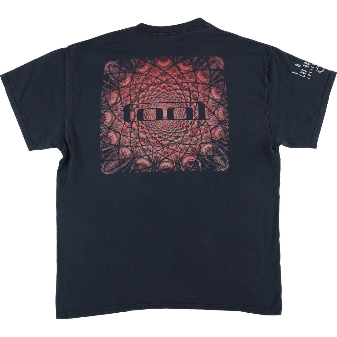 TOOL Band T-shirt, Men's L size unclear black type Vintage Second Hand