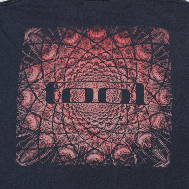 TOOL Band T-shirt, Men's L size unclear black type Vintage Second Hand