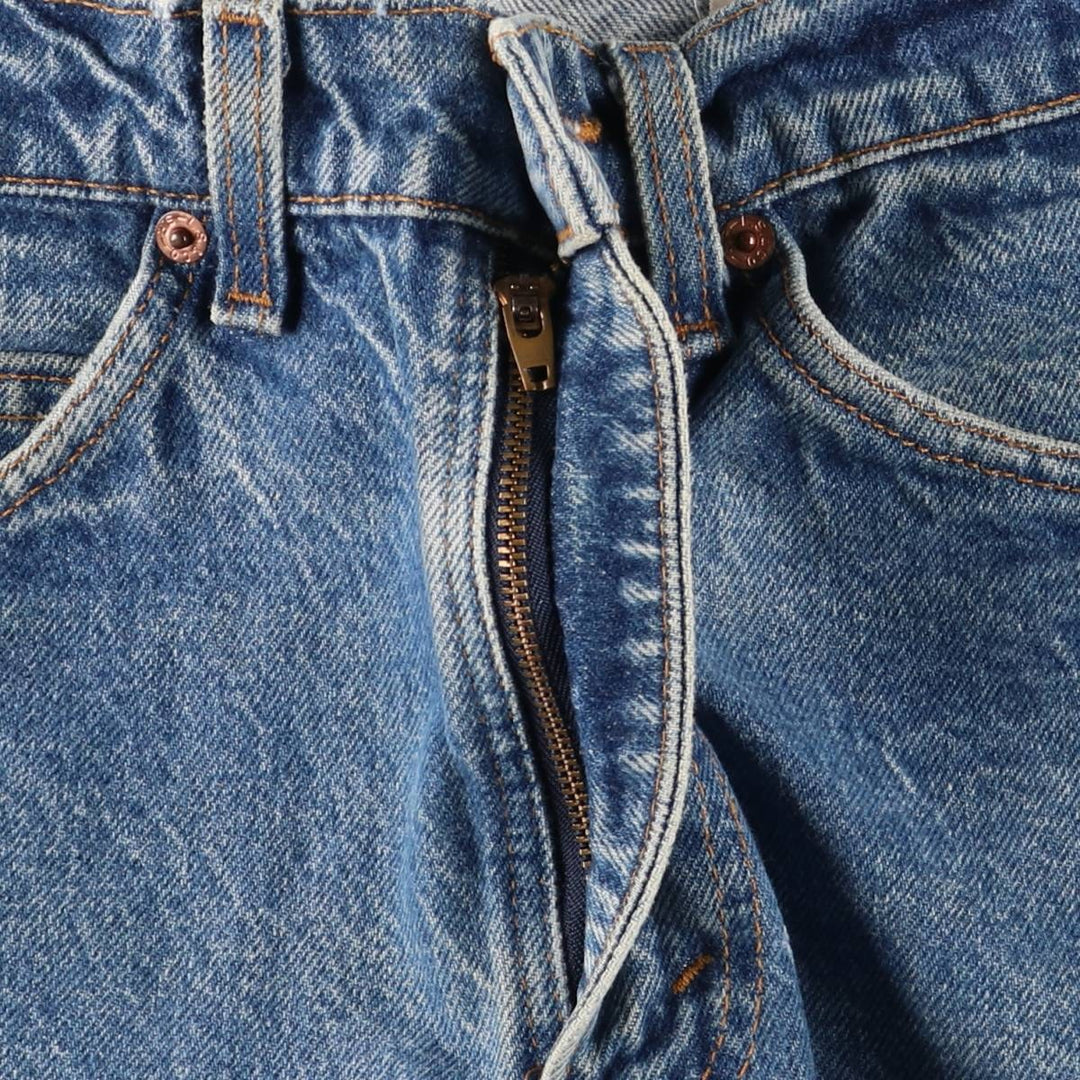 90'S Levi's 505 REGULAR FIT STRAIGHT LEG Orange Tab Tapered Denim Pants Made in USA Men's W30 equivalent cotton blue type Vintage Second Hand
