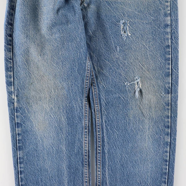90'S Levi's 505 REGULAR FIT STRAIGHT LEG Orange Tab Tapered Denim Pants Made in USA Men's W30 equivalent cotton blue type Vintage Second Hand