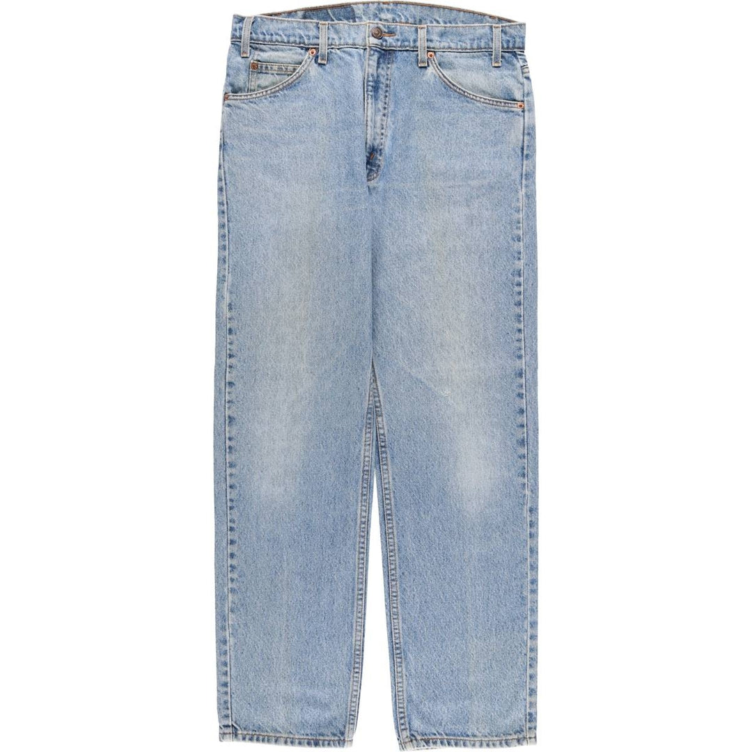 90'S Levi's 505 REGULAR FIT STRAIGHT LEG Orange Tab Tapered Denim Pants Men's W34 Vintage cotton blue type Vintage Second Hand