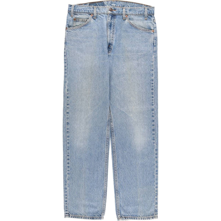 90'S Levi's 505 REGULAR FIT STRAIGHT LEG Orange Tab Tapered Denim Pants Men's W34 Vintage cotton blue type Vintage Second Hand