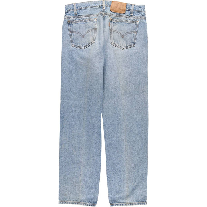 90'S Levi's 505 REGULAR FIT STRAIGHT LEG Orange Tab Tapered Denim Pants Men's W34 Vintage cotton blue type Vintage Second Hand