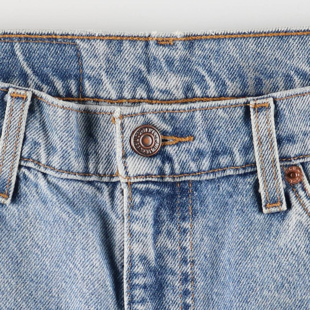 90'S Levi's 505 REGULAR FIT STRAIGHT LEG Orange Tab Tapered Denim Pants Men's W34 Vintage cotton blue type Vintage Second Hand