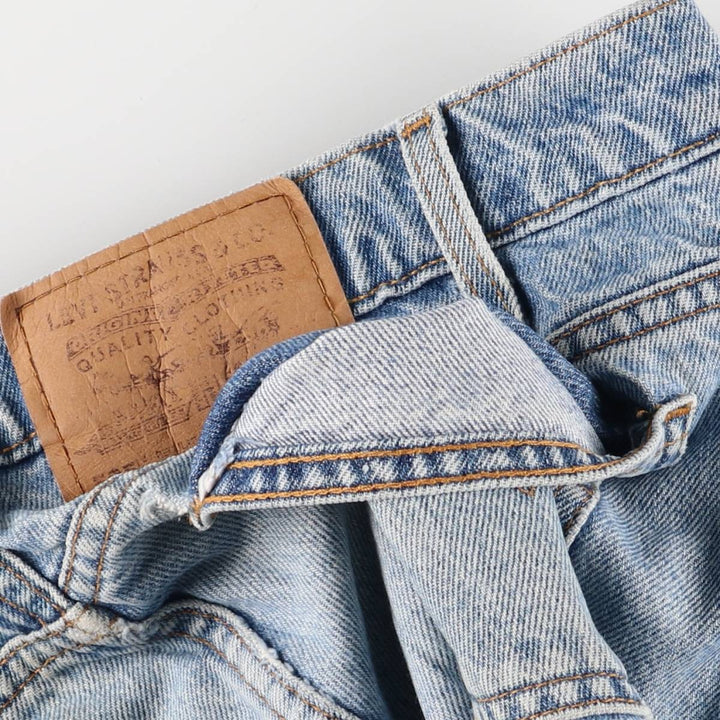 90'S Levi's 505 REGULAR FIT STRAIGHT LEG Orange Tab Tapered Denim Pants Men's W34 Vintage cotton blue type Vintage Second Hand