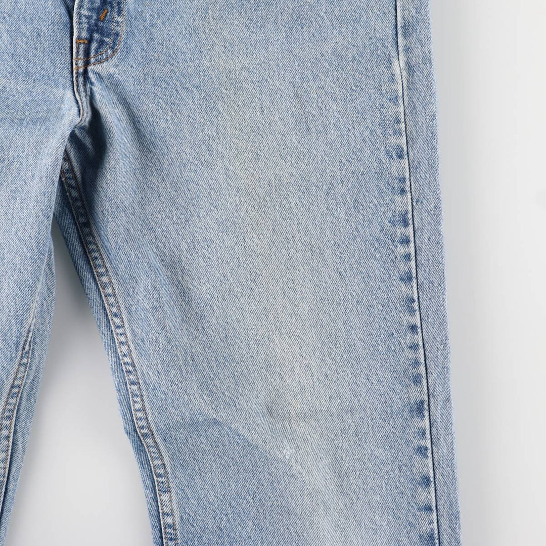 90'S Levi's 505 REGULAR FIT STRAIGHT LEG Orange Tab Tapered Denim Pants Men's W34 Vintage cotton blue type Vintage Second Hand