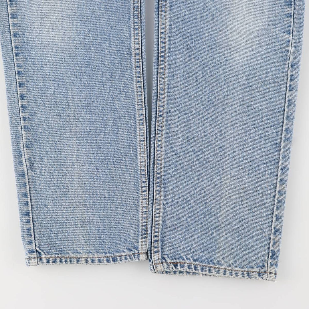 90'S Levi's 505 REGULAR FIT STRAIGHT LEG Orange Tab Tapered Denim Pants Men's W34 Vintage cotton blue type Vintage Second Hand