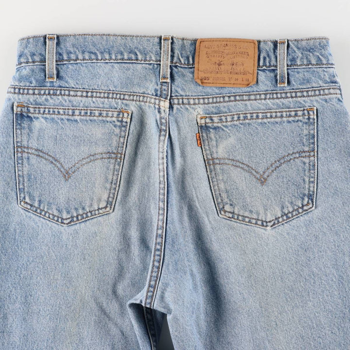 90'S Levi's 505 REGULAR FIT STRAIGHT LEG Orange Tab Tapered Denim Pants Men's W34 Vintage cotton blue type Vintage Second Hand