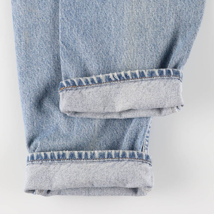 90'S Levi's 505 REGULAR FIT STRAIGHT LEG Orange Tab Tapered Denim Pants Men's W34 Vintage cotton blue type Vintage Second Hand