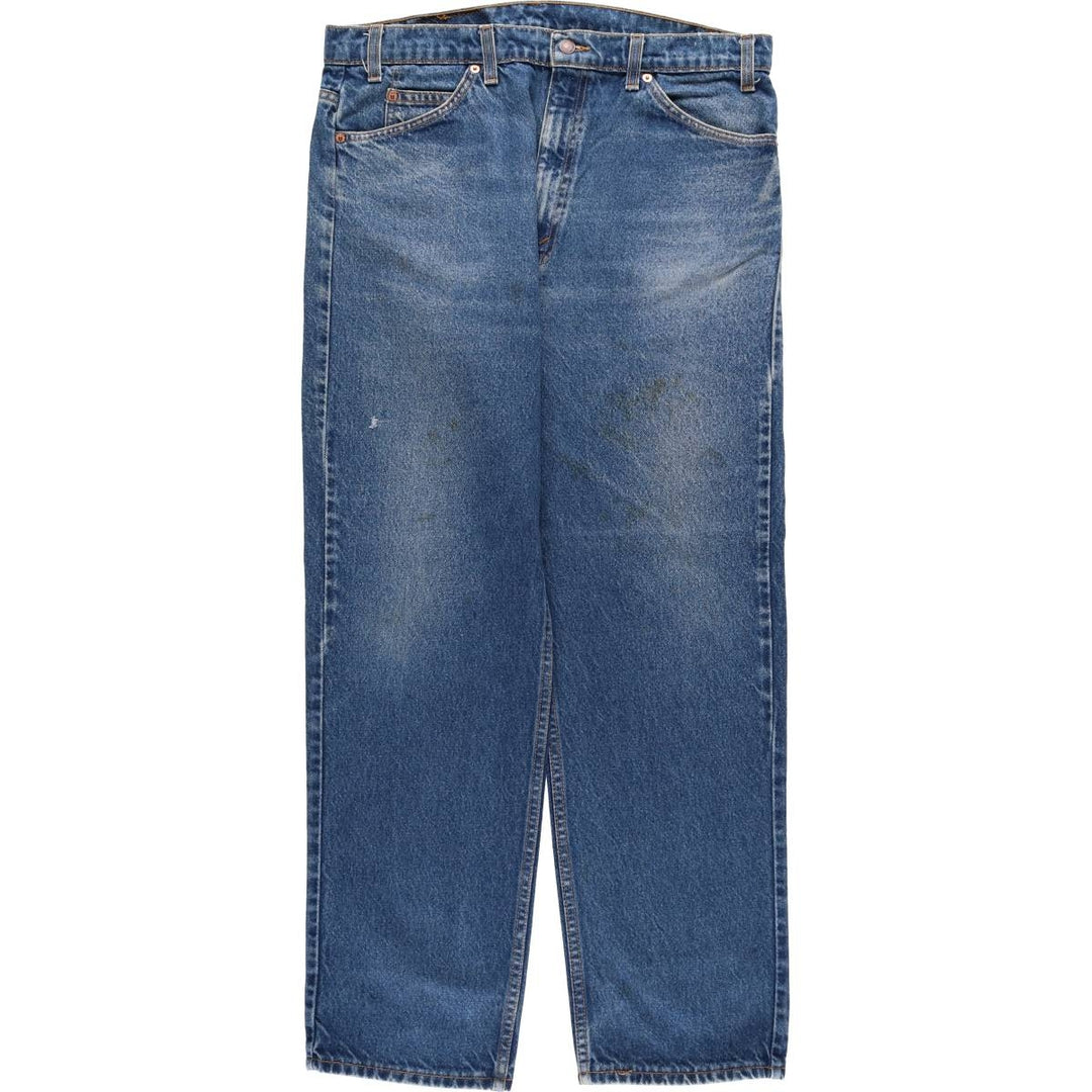 90'S Levi's 505 REGULAR FIT STRAIGHT LEG Orange Tab Tapered Denim Pants Men's W36 Vintage cotton blue type Vintage Second Hand