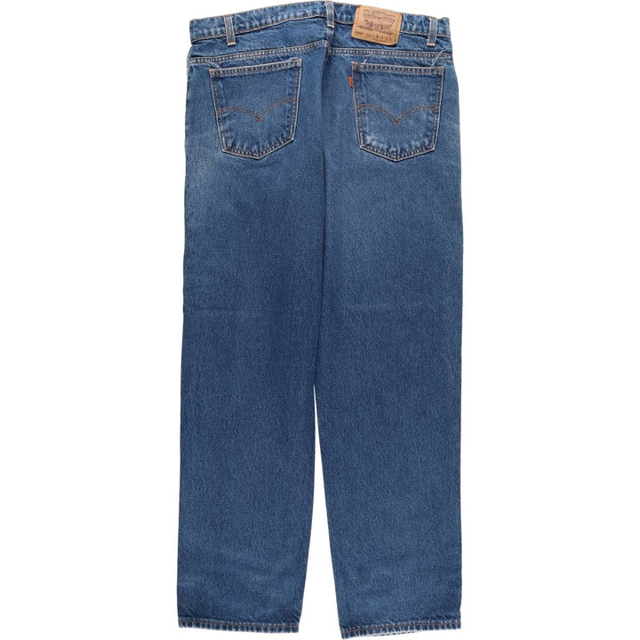 90'S Levi's 505 REGULAR FIT STRAIGHT LEG Orange Tab Tapered Denim Pants Men's W36 Vintage cotton blue type Vintage Second Hand