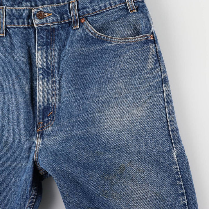 90'S Levi's 505 REGULAR FIT STRAIGHT LEG Orange Tab Tapered Denim Pants Men's W36 Vintage cotton blue type Vintage Second Hand