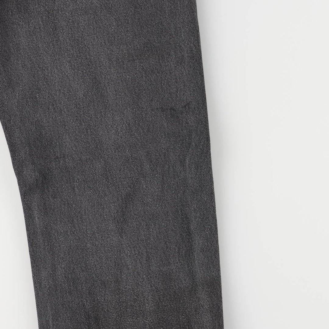 Levi's 505 Black Denim Tapered Denim Pants for Men, W32 equivalent cotton black type Vintage Second Hand