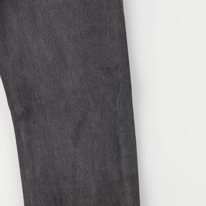 Levi's 505 Black Denim Tapered Denim Pants for Men, W32 equivalent cotton black type Vintage Second Hand
